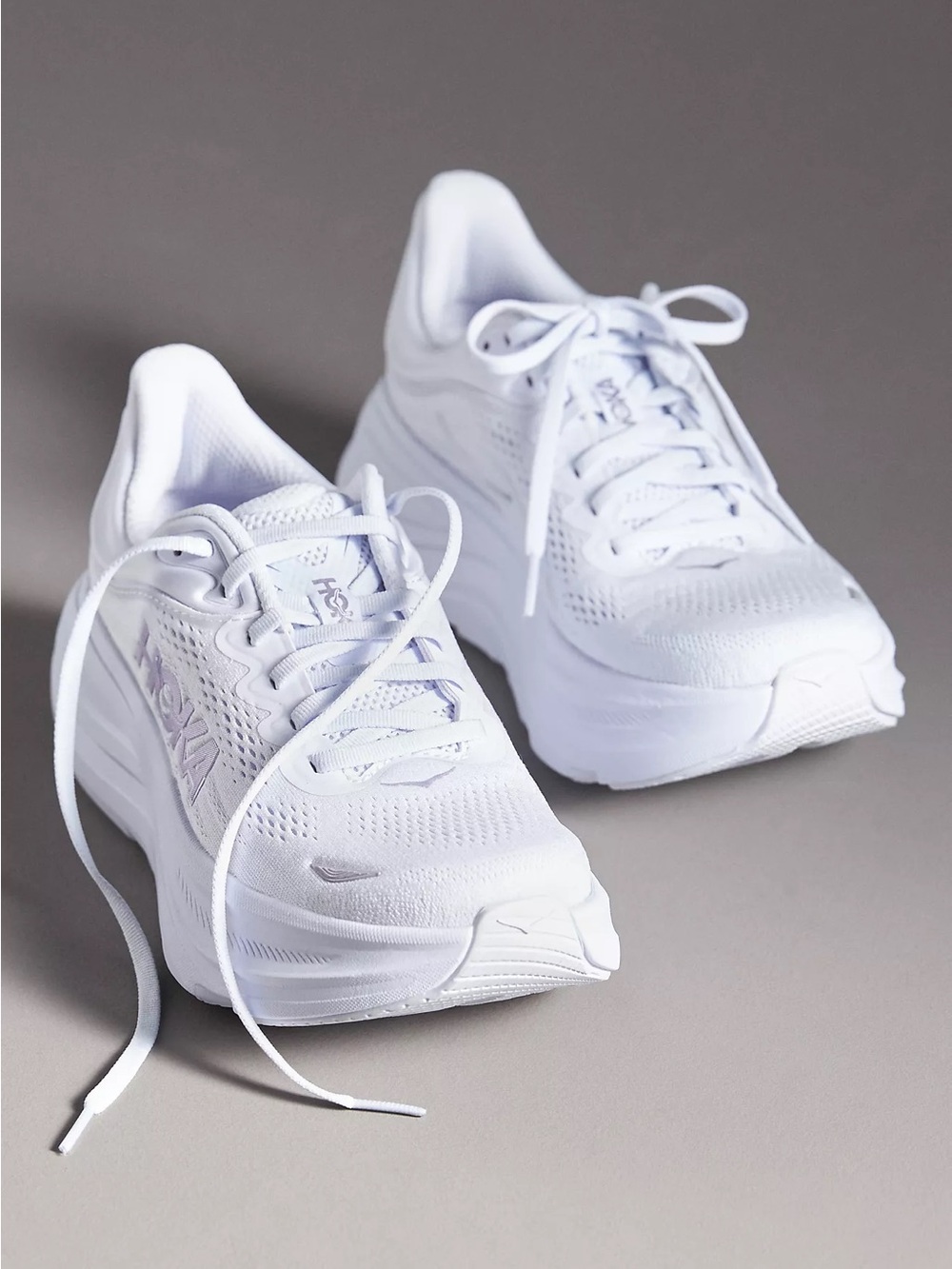 NIB Anthropologie HOKA® Bondi 9 Sneakers in Starlight Glow Size 9.5 - Picture 2 of 3